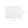 Lap/Learning Dry-Erase Board, Penmanship Ruled, 11.75 x 8.75, White Surface, 6/Pack - Image 2