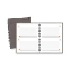 Plan. Write. Remember. Planning Notebook Two Days Per Page , 11 X 8.38, Gray Cover, Undated
