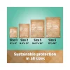 Curbside Recyclable Padded Mailer, #6, Bubble Cushion, Self-Adhesive Closure, 13.75 x 20, Natural Kraft, 50/Carton - Image 4