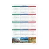 Earthscapes Recycled Reversible/Erasable Yearly Wall Calendar, Nature Photos, 24 x 37, White Sheets, 12-Month (Jan-Dec): 2024