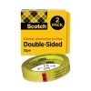 Double-Sided Tape, 3″ Core, 0.75″ X 36 Yds, Clear, 2/pack