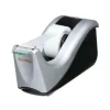 Value Desktop Tape Dispenser, Attached 1" Core, Black/silver - Image 2