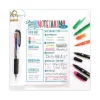 Creative Notetaking Kit, 0.7mm Ballpoint Pen, 0.5mm HB Pencil, (4) Bullet/Chisel Tip Markers,(3) Chisel/Fine Tip Highlighters - Image 2