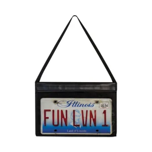 1-Pocket Shop Ticket Holder W/strap And Black Stitching, 75-Sheet, 9 X 12