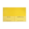 Classroom Connector Folders, 11 x 8.5, Yellow, 25/Box - Image 3