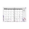 Recycled WildFlower Weekly/Monthly Planner, WildFlower Artwork, 11 x 8.5, Gray/White/Purple Cover, 12-Month (Jan-Dec): 2024