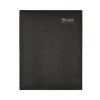 CoilPro Weekly Appointment Book in Columnar Format, 11 x 8.5, Black Lizard-Look Cover, 12-Month (Jan to Dec): 2024 - Image 2
