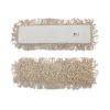 Cotton Dry Mopping Kit, 24 X 5 Natural Cotton Head, 60" Natural Wood Handle - Image 3