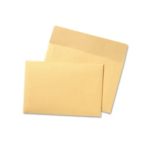 Filing Envelopes, Letter Size, Cameo Buff, 100/box