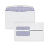 W-2 Laser Double Window Envelope, Commercial Flap, Gummed Closure, 5.63 X 9, White, 24/pack