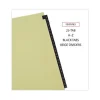 Deluxe Preprinted Simulated Leather Tab Dividers With Gold Printing, 25-Tab, A To Z, 11 X 8.5, Buff, 1 Set - Image 2
