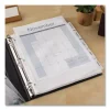 Insertable Big Tab Dividers, 5-Tab, Single-Sided Copper Edge Reinforcing, 11.13 x 9.25, White, Clear Tabs, 1 Set - Image 2