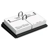 Desk Calendar Base for Loose-Leaf Refill, 3 x 3.75, Black - Image 3