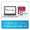 1099-NEC + 1096 Tax Form Kit with e-File, Inkjet/Laser, Fiscal Year: 2023, 5-Part, 8.5 x 3.67, 3 Forms/Sheet, 50 Forms Total - Image 2