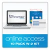 W-2 Online Tax Kit, Fiscal Year: 2023, Six-Part Carbonless, 8 x 5.5, 2 Forms/Sheet, 10 Forms Total - Image 3