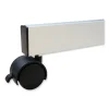 Reversible Magnetic Porcelain Whiteboard with Satin Aluminum Frame, 77.25 x 78.13, White Surface, Ships in 7-10 Business Days - Image 2