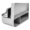 Standing Desk Large Desk Organizer, Two Sections, 9 x 6.17 x 3.5, Gray - Image 2