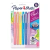 Flair Felt Tip Porous Point Pen, Stick, Medium 0.7 Mm, Assorted Ink And Barrel Colors, 6/pack