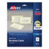 Printable Microperforated Business Cards W/sure Feed Technology, Laser, 2 X 3.5, Ivory, 250 Cards, 10/sheet, 25 Sheets/pack