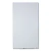 Invisamount Vertical Magnetic Glass Dry-Erase Boards, 28 X 50, White Surface