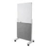 Agile Glass Dry-Erase Easel, 25.5 X 60.5, White Surface