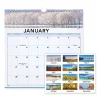 Landscape Monthly Wall Calendar, Landscapes Photography, 12 x 12, White/Multicolor Sheets, 12-Month (Jan to Dec): 2024 - Image 3