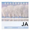 Landscape Monthly Wall Calendar, Landscapes Photography, 12 x 12, White/Multicolor Sheets, 12-Month (Jan to Dec): 2024