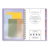 Badge Geo Weekly/Monthly Planner, 8.5 x 6.38, Purple/White/Gold Cover, 13-Month (Jan to Jan): 2024 to 2025 - Image 2