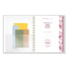 Thicket Weekly/Monthly Planner, Floral Artwork, 11 x 9.25, Gray/Rose/Peach Cover, 12-Month (Jan to Dec): 2024 - Image 2