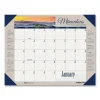Earthscapes Recycled Monthly Desk Pad Calendar, Motivational Photos, 22 x 17, Blue Binding/Corners, 12-Month (Jan-Dec): 2024 - Image 2