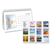 Earthscapes Recycled Desk Tent Monthly Calendar, Scenic Photography, 8.5 x 4.5, White Sheets, 12-Month (Jan to Dec): 2024
