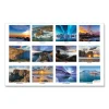 Recycled Earthscapes Desk Pad Calendar, Seascapes Photography, 22 x 17, Black Binding/Corners,12-Month (Jan to Dec): 2024 - Image 2