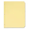 Write and Erase Plain-Tab Paper Dividers, 5-Tab, 11 x 8.5, Buff, 36 Sets