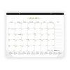 Gold Collection Monthly Desk Pad Calendar, 22 x 17, White Sheets, Black Headband, Clear Corners, 12-Month (Jan to Dec): 2024 - Image 2