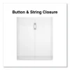 Top Opening Poly Envelopes, 1.25" Expansion, Letter Size, Clear, 10/Pack - Image 3
