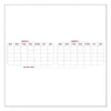 4 Month Whiteboard Calendar with Radius Corners, 36 x 24, White/Red/Black Surface, Ships in 7-10 Business Days - Image 2