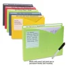 Write-On Poly File Jackets, Straight Tab, Letter Size, Assorted Colors, 25/box - Image 2