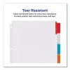 Insertable Big Tab Dividers, 8-Tab, 11.13 x 9.25, White, Assorted Tabs, 1 Set - Image 2