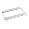 Standard Two-Piece Two-Prong Paper Fastener Base and Compressor Sets, 2″ Capacity, 2.75″ Center to Center, Silver, 50/Box - Image 3