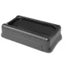 Swing Top Lid for Slim Jim Waste Containers, 11.38w x 20.5d x 5h, Black - Image 3