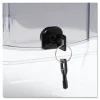 Cd/dvd Storage Case, Holds 150 Discs, Clear/smoke - Image 3