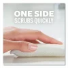 Greener Clean Non-Scratch Scrub Sponge, 2.6 x 3.3, 0.7" Thick, White, 6/Pack - Image 4