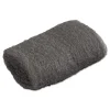 Industrial-Quality Steel Wool Hand Pads, #00 Very Fine, Steel Gray, 16 Pads/sleeve, 12/sleeves/carton