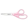 All Purpose Pink Ribbon Scissors, 8″ Long, 3.5″ Cut Length, Pink Straight Handle