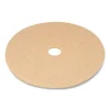 Burnishing Floor Pads, 27" Diameter, Tan, 5/carton - Image 3