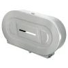 Toilet Tissue 2 Roll Dispenser, Jumbo, 20.81 x 5.31 x 11.38, Satin-Finish Stainless Steel - Image 2