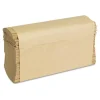 Folded Paper Towels, Multifold, 9 x 9.45, Natural, 250 Towels/Pack, 16 Packs/Carton - Image 2