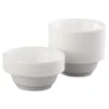 Famous Service Plastic Dinnerware, Bowl, 12 Oz, White, 125/pack, 8 Packs/carton - Image 2