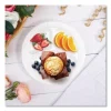 Concorde Foam Plate, 3-Compartment, 9″ Dia, White, 125/pack, 4 Packs/carton - Image 2