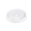 Sip Thru Lids, Fits 10 Oz To 14 Oz Foam Cups, Plastic, White, 100/pack, 10 Packs/carton